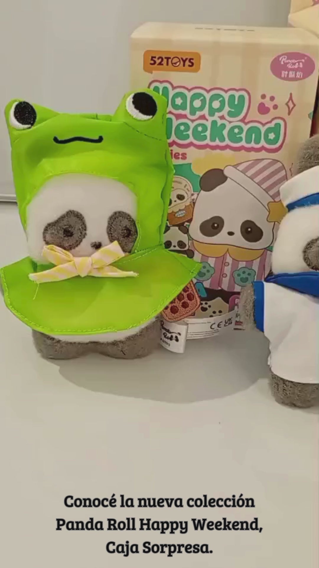 52toys Panda Roll Happy Weekend Serie Figura Blind Box 78860