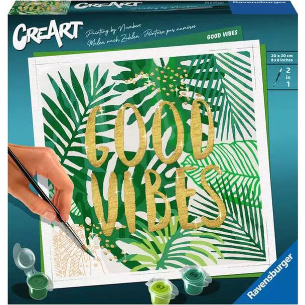 Ravensburger CreArt Good Vibes 28999 - finished artwork