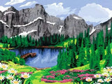 Ravensburger CreArt Mountain View 20155 - detalle 3