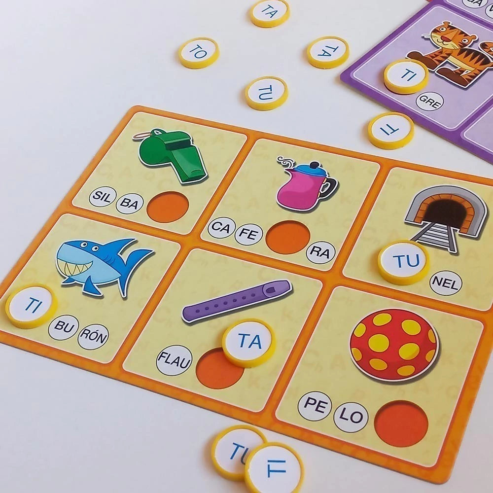 Juego Didactico Completando Silabas 316