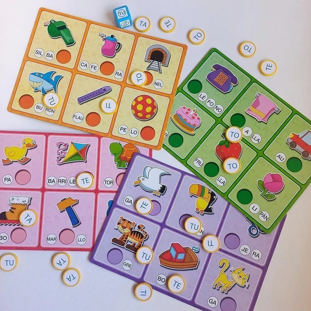 Juego Didactico Completando Silabas 316