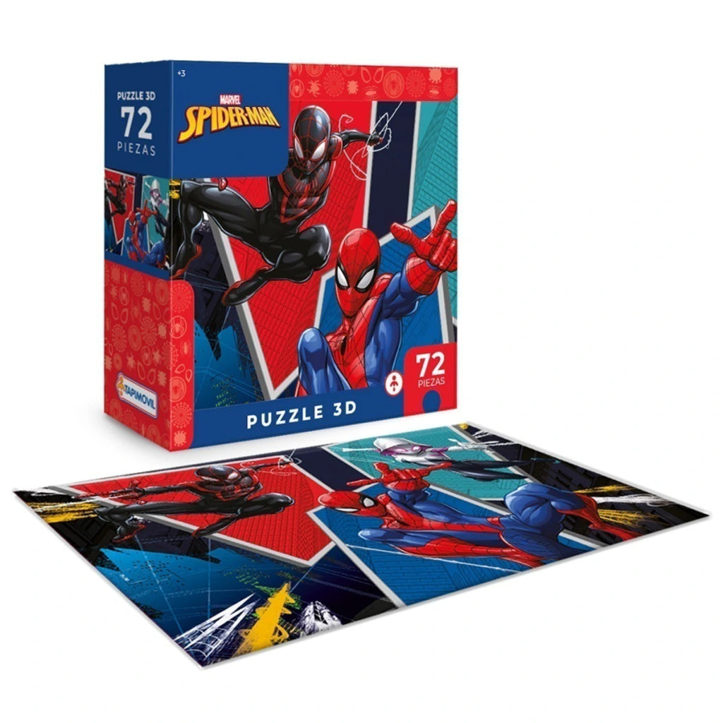 Puzzle 3D Lenticular 72 Pzas Spiderman VSP13303