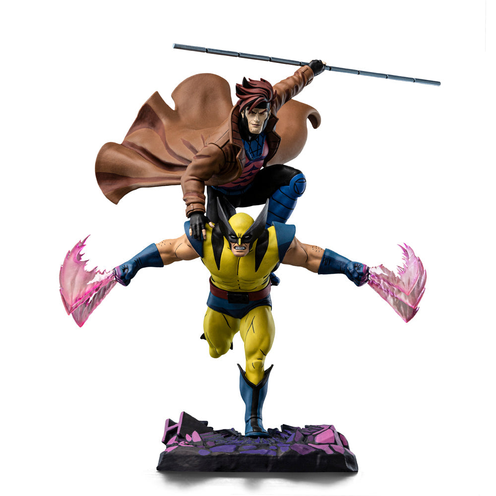 Iron Studios Gambit and Wolverine X-Men '97 Art Scale 1/10 (MARCAS112924-10)